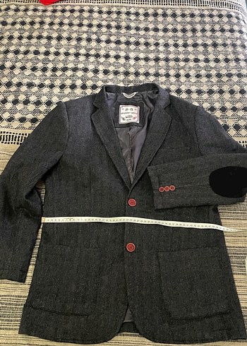 Erkek füme spor Düğmeli Ceket - Görsel 7