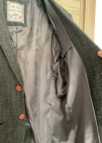 Erkek füme spor Düğmeli Ceket - Görsel 6