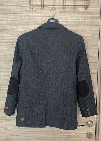 Erkek füme spor Düğmeli Ceket - Görsel 4