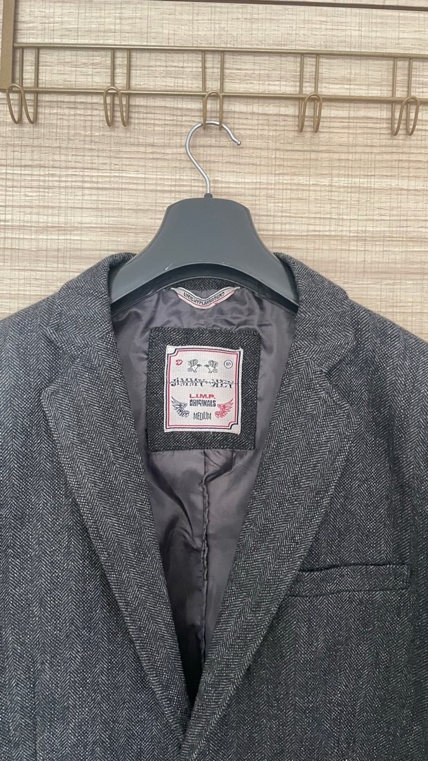 Erkek füme spor Düğmeli Ceket - Görsel 5