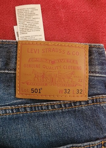 Levis Levi S 501 32 Beden Mavi Erkek Kot Pantolon