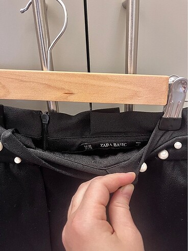 xs Beden siyah Renk Zara Siyah Mini Etek