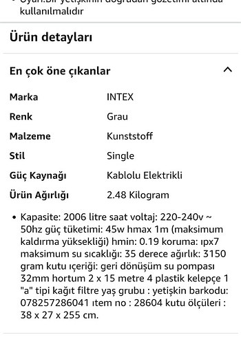 Beyaz havuz pompasi - Görsel 6