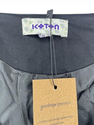 36 Beden siyah Renk Koton Blazer %70 İndirimli.