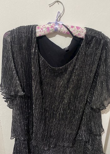 Gri Pilili Uzun Kollu Kadın Bluz - Görsel 2