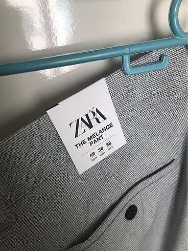 46 Beden gri Renk zara erkek kumaş pantolon