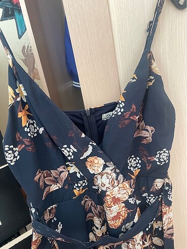 Diğer şortlu elbise gorunumlu mini tulum