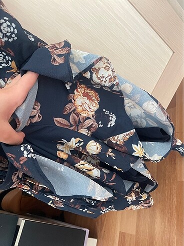 m Beden şortlu elbise gorunumlu mini tulum
