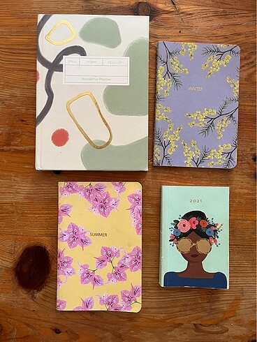 Ajanda / defter 4 adet