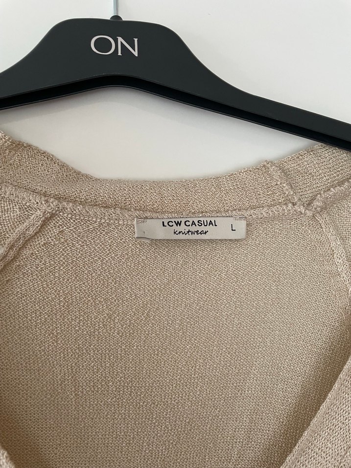 Bej Kadın Salaş Triko - Görsel 2