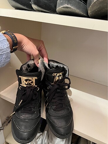 38 Beden siyah Renk Michael kors bot