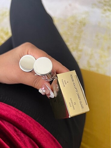  Beden pembe Renk Ysl lip glow mini