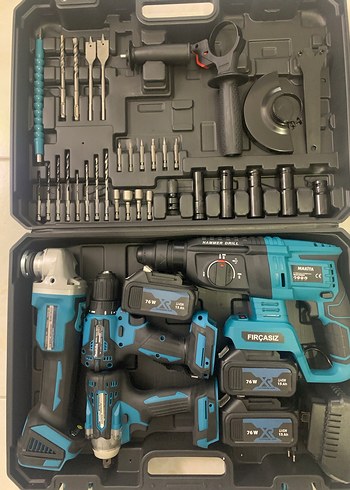 Şarjlı Matkap 4 Lü set