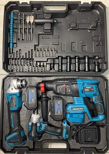 Şarjlı Matkap 3 Lü set