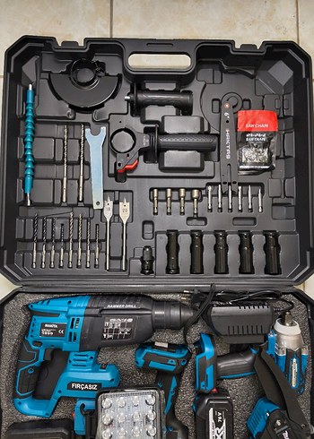 Şarjlı Matkap 5Li Set - Görsel 3