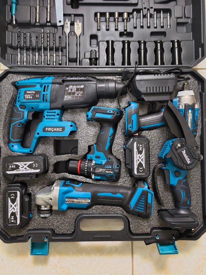 Şarjlı Matkap 5Li Set - Görsel 2