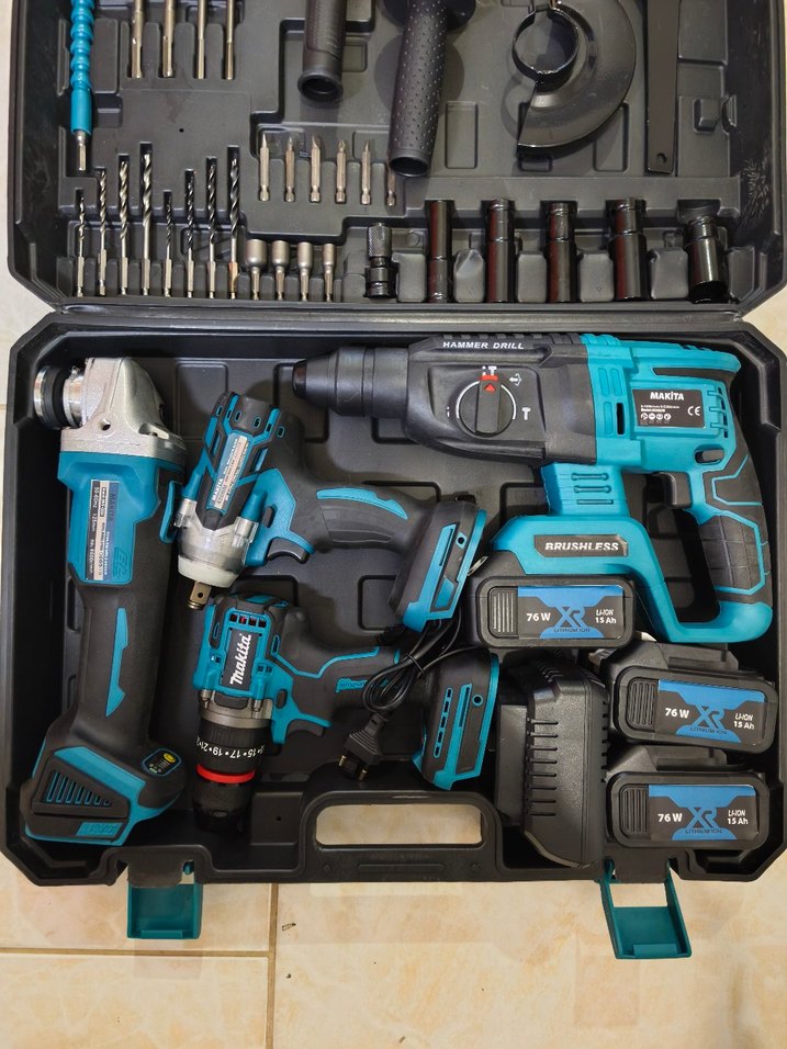 Şarjlı Matkap 4 Lü set - Görsel 2