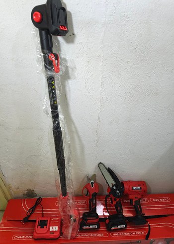 Şarjlı Testere ve Budama makası 4 Lü set - Görsel 2