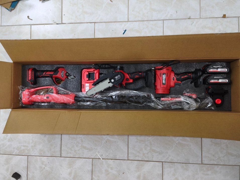 Şarjlı Testere ve Budama makası 4 Lü set - Görsel 3