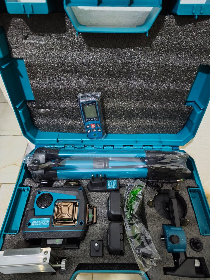 Şarjlı Lazer Terazi ve Metre - Görsel 3