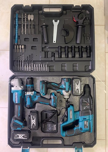 Şarjlı Matkap 4 Lü set