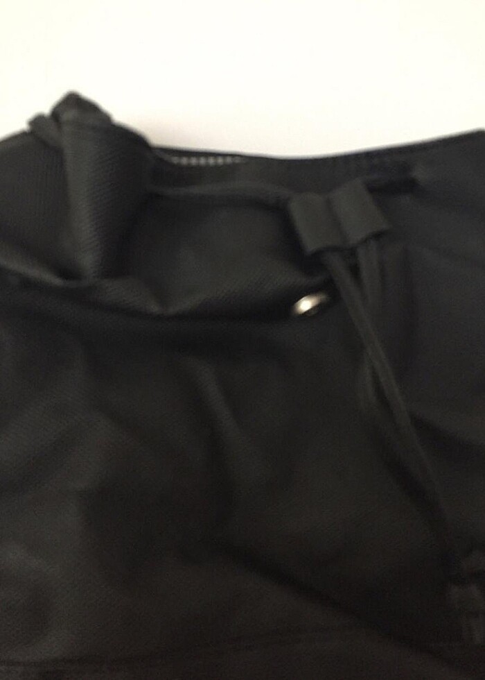 Siyah-Bej ikili sırt çantası - Görsel 5