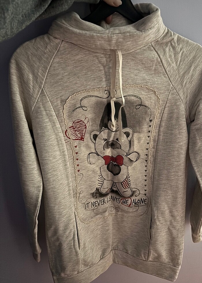 Boğazlı sweat - Görsel 3