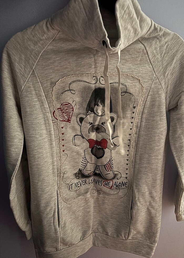 Boğazlı sweat - Görsel 4