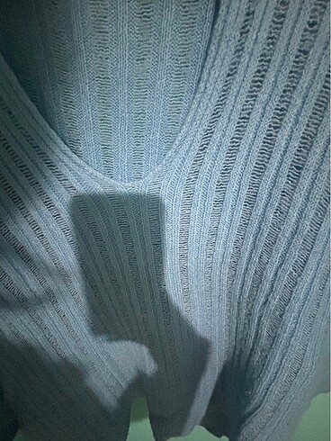 Bebe mavisi ince kazak - Görsel 3