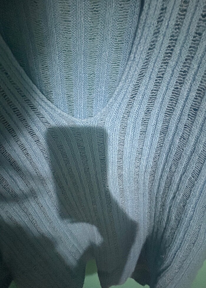 Bebe mavisi ince kazak - Görsel 3