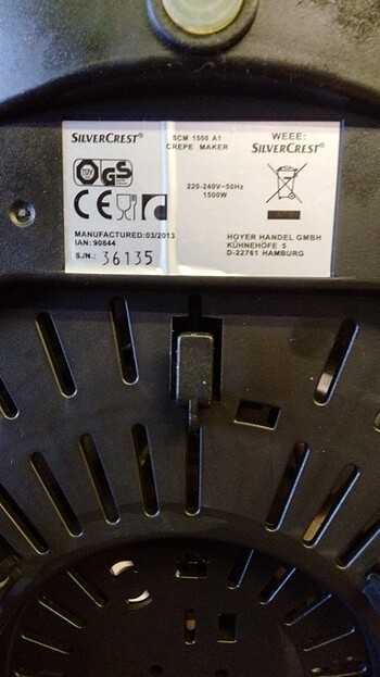 Silver Crest gözleme , yufka, katmer sacı - Görsel 4