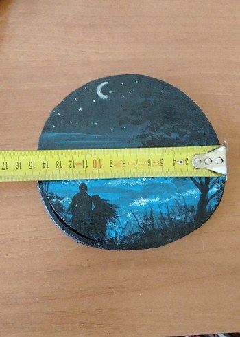 Ahşap boyama hediyelik dekor - Görsel 2