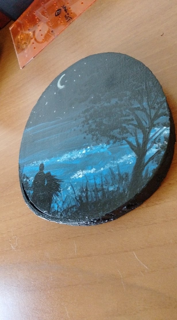 Ahşap boyama hediyelik dekor - Görsel 4