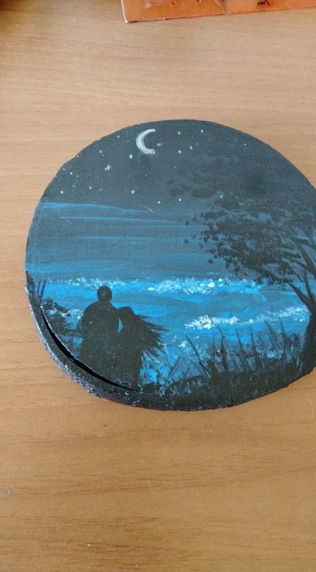 Ahşap boyama hediyelik dekor - Görsel 3