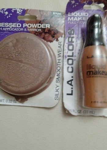 Bej Pudra ve Likit Makyaj Seti,yurtdışından - Görsel 4