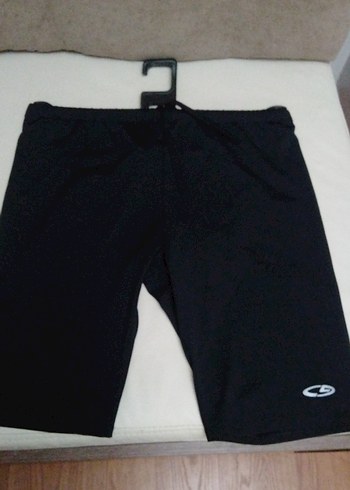 Erkek Siyah Rahat Kesim Şort yurtdışından - Görsel 2