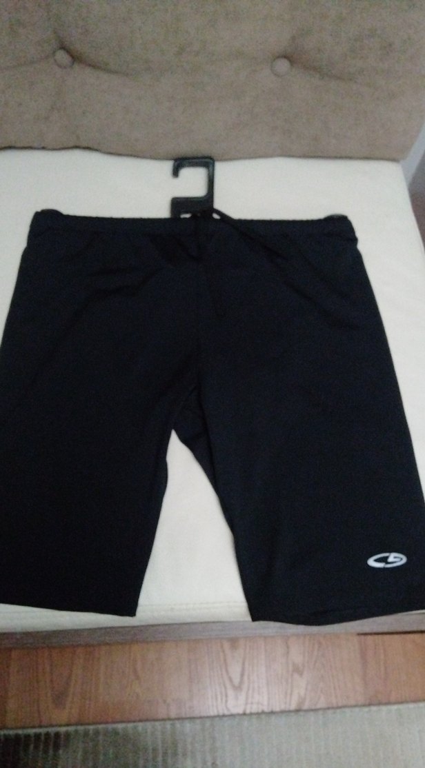 Erkek Siyah Rahat Kesim Şort yurtdışından - Görsel 2