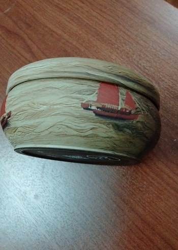 Metal kutu yelken desenli ,çok amaçlı - Görsel 3