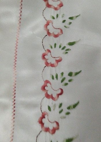 Nakışlı saten sedir örtüsü vintage - Görsel 3