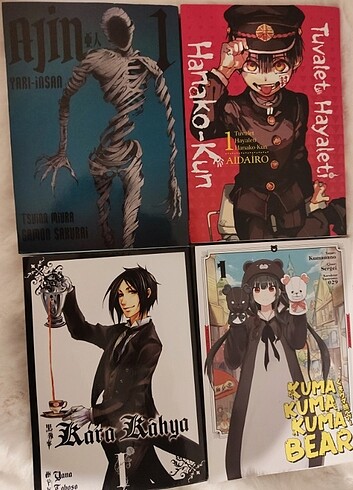 kara kahya-ajin-hanako kun-kuma kuma bear manga 