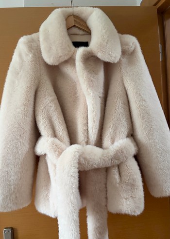 Zara Kemerli Kürk Kaban - Görsel 3