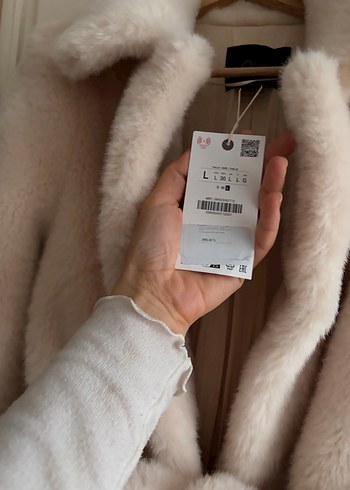 Zara Kemerli Kürk Kaban - Görsel 6