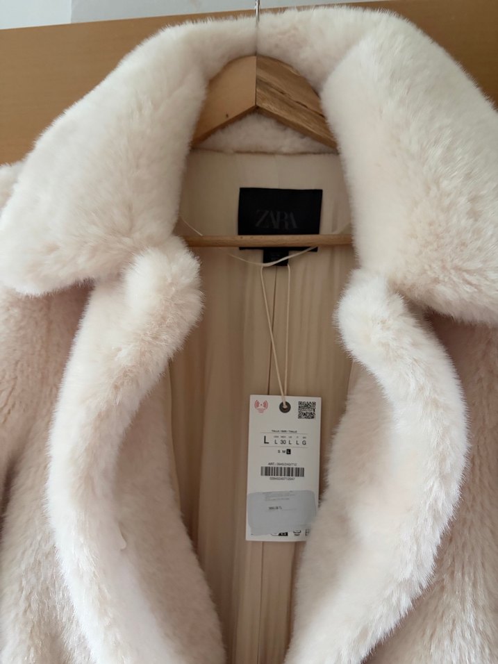 Zara Kemerli Kürk Kaban - Görsel 5