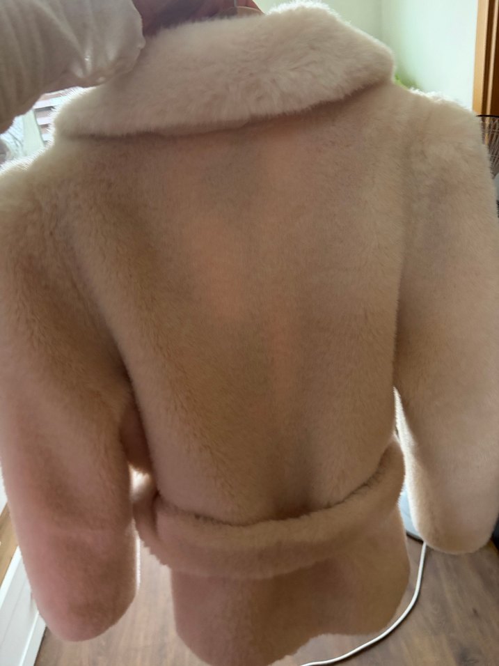 Zara Kemerli Kürk Kaban - Görsel 2