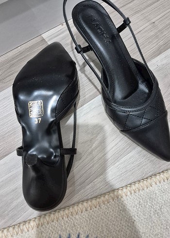 Beyaz Stiletto Topuklu Kadın günlük ayakkabi - Görsel 2