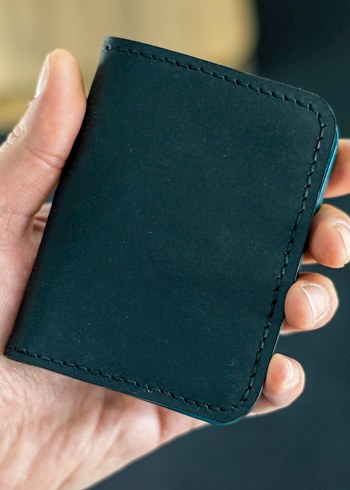 Turkuaz Minimalist Erkek Cüzdanı - Görsel 8