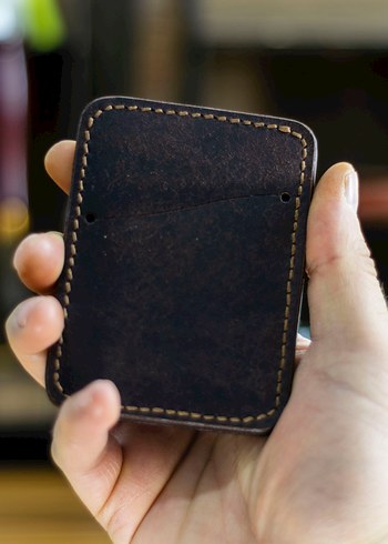 Kahverengi Vintage Erkek Cüzdan - Görsel 5