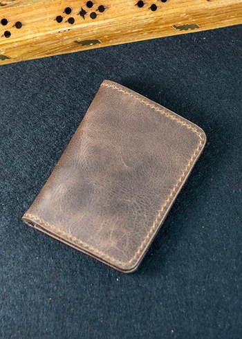 Kahverengi Vintage Erkek Cüzdanı - Görsel 2