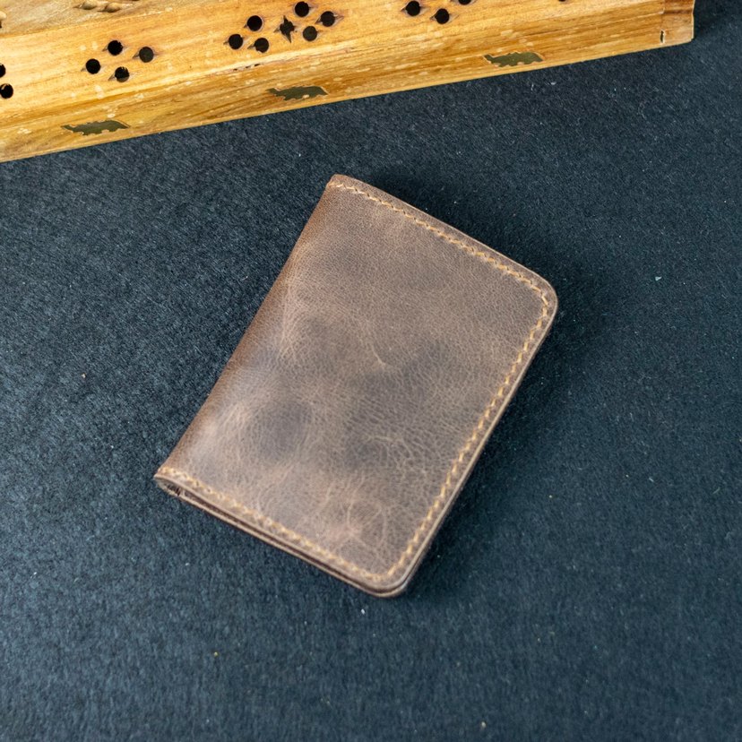 Kahverengi Vintage Erkek Cüzdanı - Görsel 2