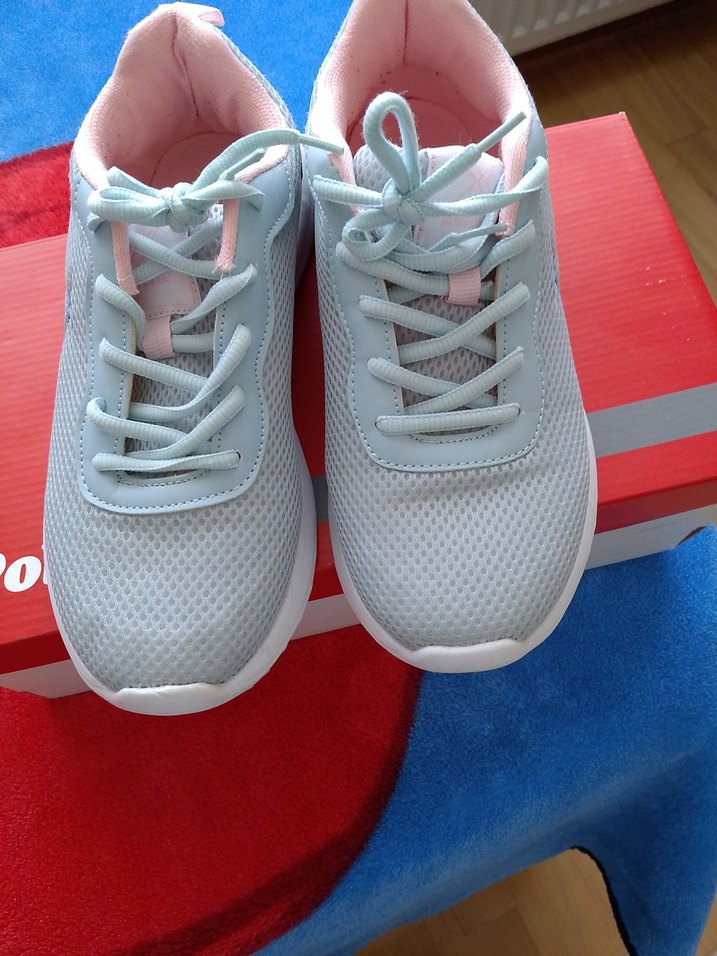 kinetik Gri Kadın Spor Ayakkabı - Görsel 5